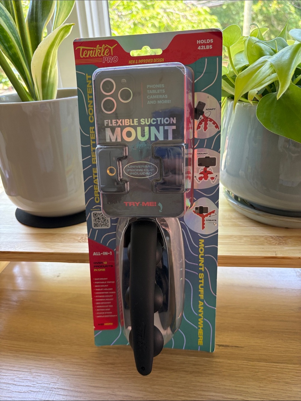 Tenikle Pro Flexible Suction Mount - Black